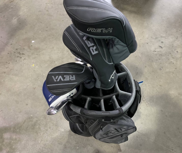 Callaway Reva Club Set Driver 5W 5H 7&9i SW Putter Reva Ladies LH HC + Bag NEW