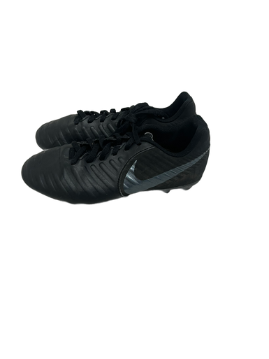 Used Nike Tiempo Jr 3 Black Soccer Cleats 11692-S000133233