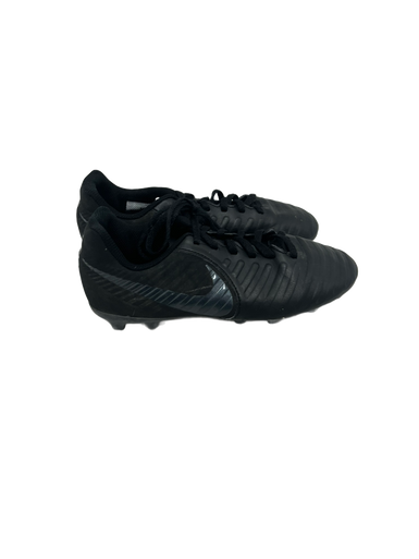 Used Nike Tiempo Jr 3 Black Soccer Cleats 11692-S000133233