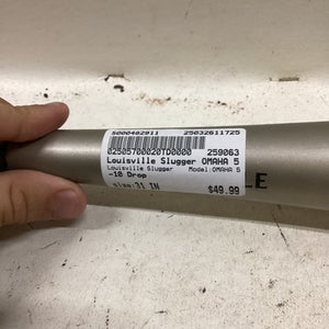 Used Louisville Slugger OMAHA 5 BB/SB USSSA 2 3/4 Bat 31" 11725-S000482911