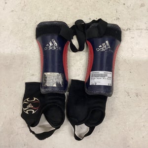 Used Adidas Soccer Shin Guards Junior Navy Blue SM 11725-S000480347
