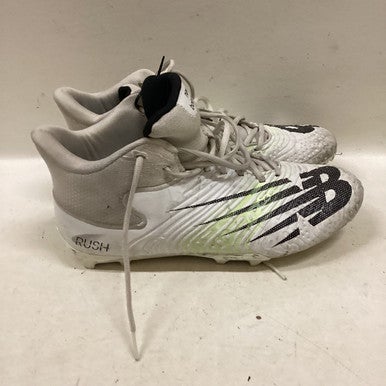 Used New Balance RUSH LAX Cleats Mens White Senior 9.5 11725-S000480329