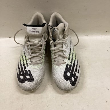 Used New Balance RUSH LAX Cleats Mens White Senior 9.5 11725-S000480329