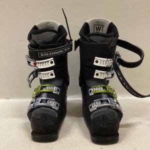 Used Salomon XWAVE 6.0 Womens DH Ski Boot Black 245 MP - M06.5 - W07.5 11725-S000478871