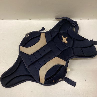 Used All-Star CP1216PS Catchers Chest Protector Navy Blue Adult 11725-S000476885