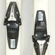 Head Peak 75 Adult Skis with Bindings - 135 cm Used