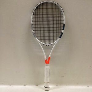 Used Babolat PURE STRIKE 18X20 Adult Tennis Racquet White 4 5/8" 11725-S000476440
