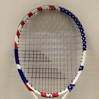 Used Babolat PURE DRIVE USA NC Adult Tennis Racquet Royal Blue 4 1/2" 11725-S000476439