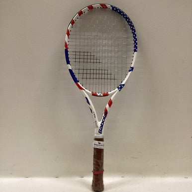 Used Babolat PURE DRIVE USA NC Adult Tennis Racquet Royal Blue 4 1/2" 11725-S000476439