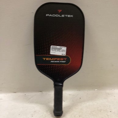 Used PADDLETEK TEMPEST REIGN PRO Pickleball Racquet Black 11725-S000482426