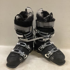 Used Rossignol PURE PRO 80 Womens DH Ski Boot Black 245 MP - M06.5 - W07.5 11725-S000481594