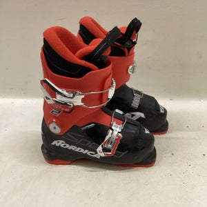 Used Nordica SPEED MACHINE 2 J Boys DH Ski Boot Black And Red 225 MP - J04.5 - W5.5 11725-S000480484