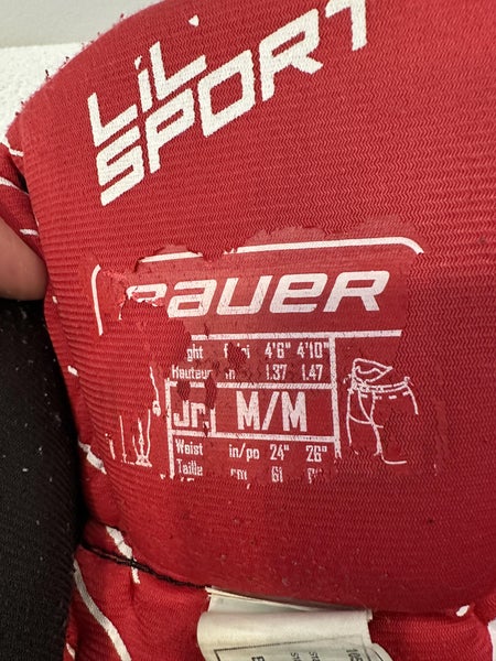 Junior Medium Bauer Lil Sport Hockey Pants (Used)