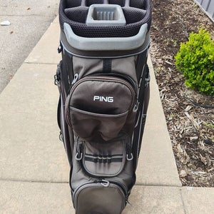Ping Traverse 14 Divider Golf Cart Bag Gray