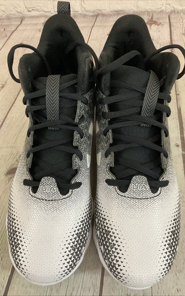 Under Armour 3026339-001 Spotlight FRAN 3 RM Football Cleats Black White US 6.5