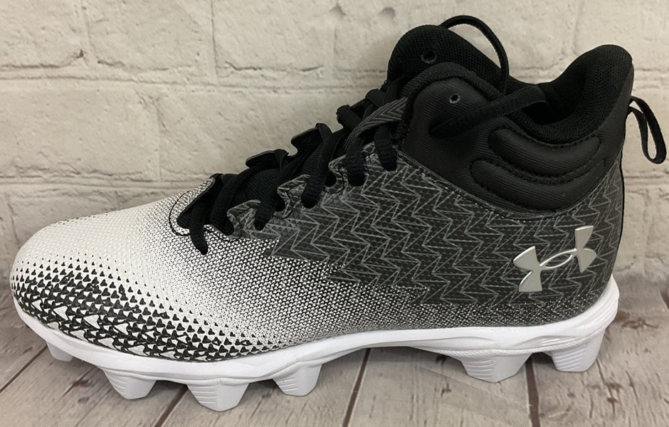 Under Armour 3026339-001 Spotlight FRAN 3 RM Football Cleats Black White US 6.5