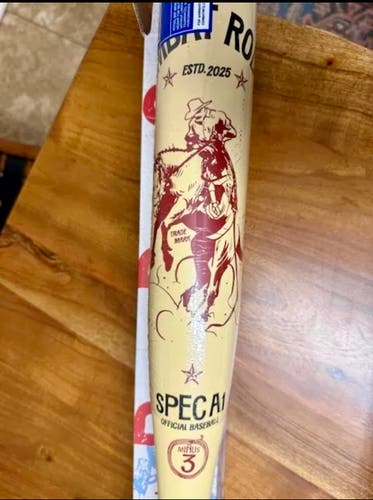 *Brand New* 2025 Combat MFG Spec-A1 “Not My First Rodeo” BBCOR Certified Alloy Bat 33/30 (-3)