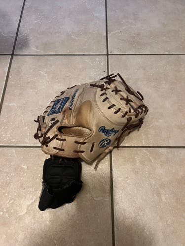 Rawlings Right Hand Throw Heart of the hide Catcher's Glove 34" (Used)