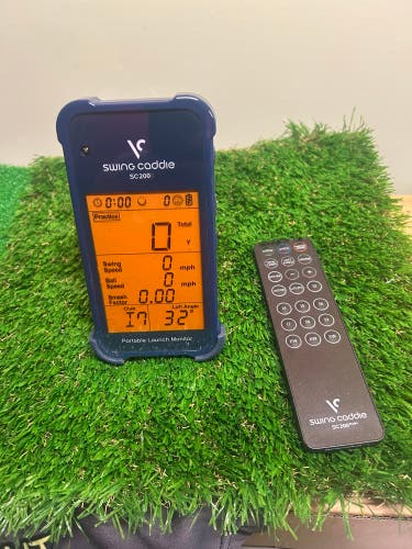 Launch Moniter. Swing caddie SC200