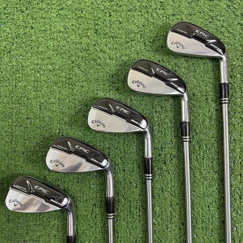 READ Callaway Epic Max Fast Iron Set 7-PW AW Regular Flex Project X Pxi 5.5