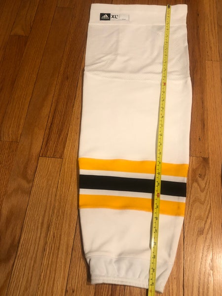Adidas Boston Bruins Adult XL+ Hockey Socks  New