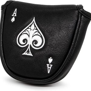 Ace of Spade Mallet Putter Cover_Quality, Stylish, Affordable Putter Cover