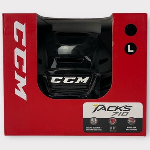 Pro Stock New Small Black CCM Tacks 710 Hockey Helmet