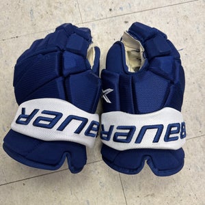14" NHL / AHL Leafs / Marlies Bauer Vapor Pro Team Gloves 14" Pro Stock