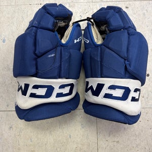 NHL AHL Leafs / Marlies CCM Gloves 14" Pro Stock (Used)