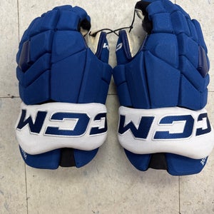 NHL AHL Leafs / Marlies CCM Gloves 14" Pro Stock Villeneuve
