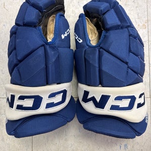 NHL AHL Leafs Marlies CCM Gloves 15" Pro Stock Barbolini