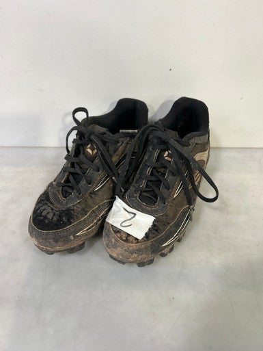 Used Easton 88 BB/SB Cleats Black Junior 02 11727-S000191429