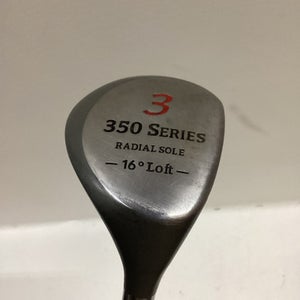 Used Pinseeker 350 Series Radial Sole 3 Wood Ladies Flex Graphite Shaft Fairway Woods