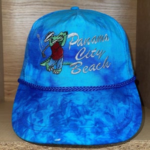 Vintage Panama City Beach Florida Golf Snapback Hat Cap Rare