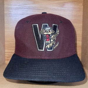 Vintage Wisconsin Timber Rattlers Minor League New Era Snapback Wool Hat Cap