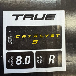 True Catalyst 5 Skates Size 8 R