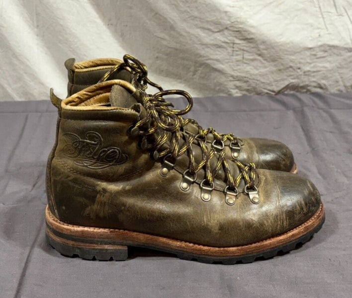 Frye Cobb Hiker High-Quality Brown Leather Hiking Boots US Men's 11 EXCELLENT