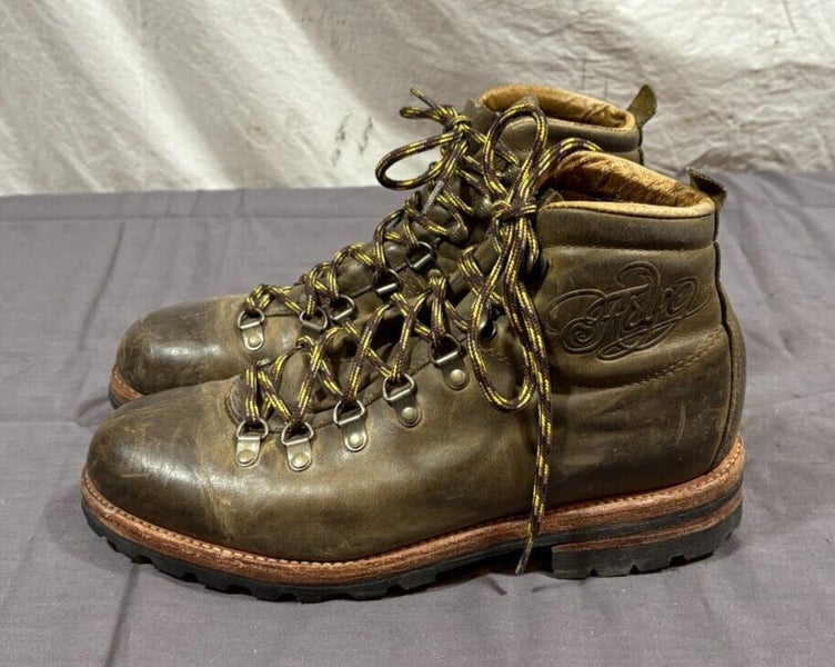 Frye Cobb Hiker High-Quality Brown Leather Hiking Boots US Men's 11 EXCELLENT