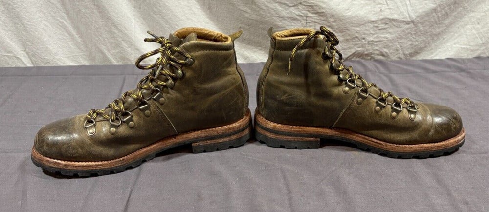 Frye Cobb Hiker High-Quality Brown Leather Hiking Boots US Men's 11 EXCELLENT
