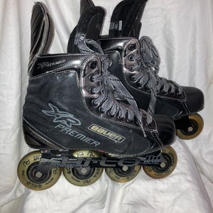 2012 Bauer Vapor XR Premier Inline Hockey Skates Wide Width 8.5 (Used)
