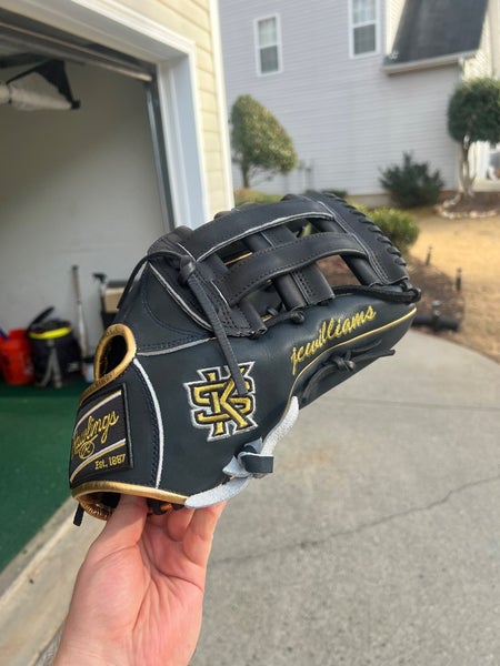 Team Issued KSU - Rawlings Right Hand Throw Outfield Heart of the Hide Baseball Glove 12.75" (New)