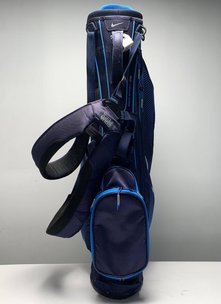 Nike Sport Lite Stand Bag Blue 5-Way Divide Dual Strap Golf Bag