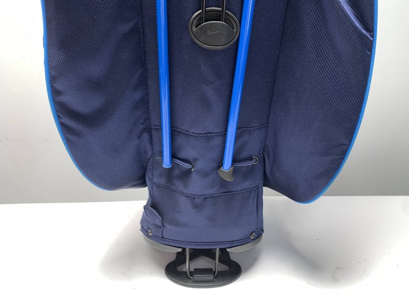 Nike Sport Lite Stand Bag Blue 5-Way Divide Dual Strap Golf Bag