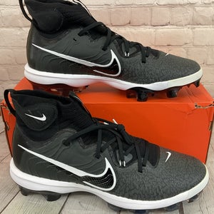 Nike DJ6519-010 Alpha Huarache NXT MCS Baseball Cleats Black White US 14 W 15.5