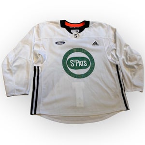 Adidas Toronto Maple Leafs ST PATS Authentic NHL Pro Stock Practice Hockey Jersey 58
