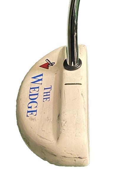 Imhoff Golf "The Wedge" Ceramic Mallet Putter RH Steel 35" Nice Golf Pride Grip