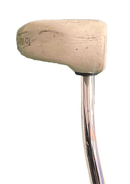 Imhoff Golf "The Wedge" Ceramic Mallet Putter RH Steel 35" Nice Golf Pride Grip