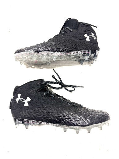 Used Under Armour Adult FB Cleats Black Senior 11 11860-S000285872