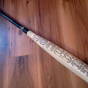USED 2023 Warstic Bonesaber Hybrid 33/30 (-3) 2 5/8 bbcor bball bat MBBSRHB23BH3