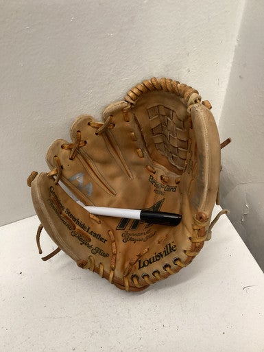 Louisville Slugger Used Brown Left Hand Throw Baseball Glove